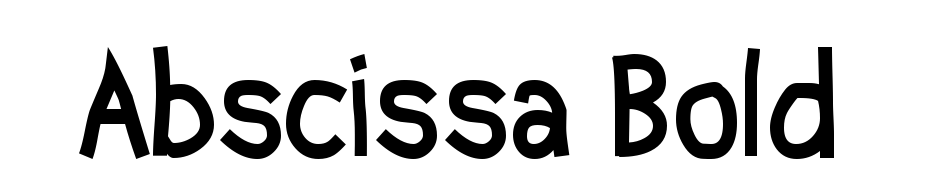 Abscissa Bold cкачати шрифт безкоштовно